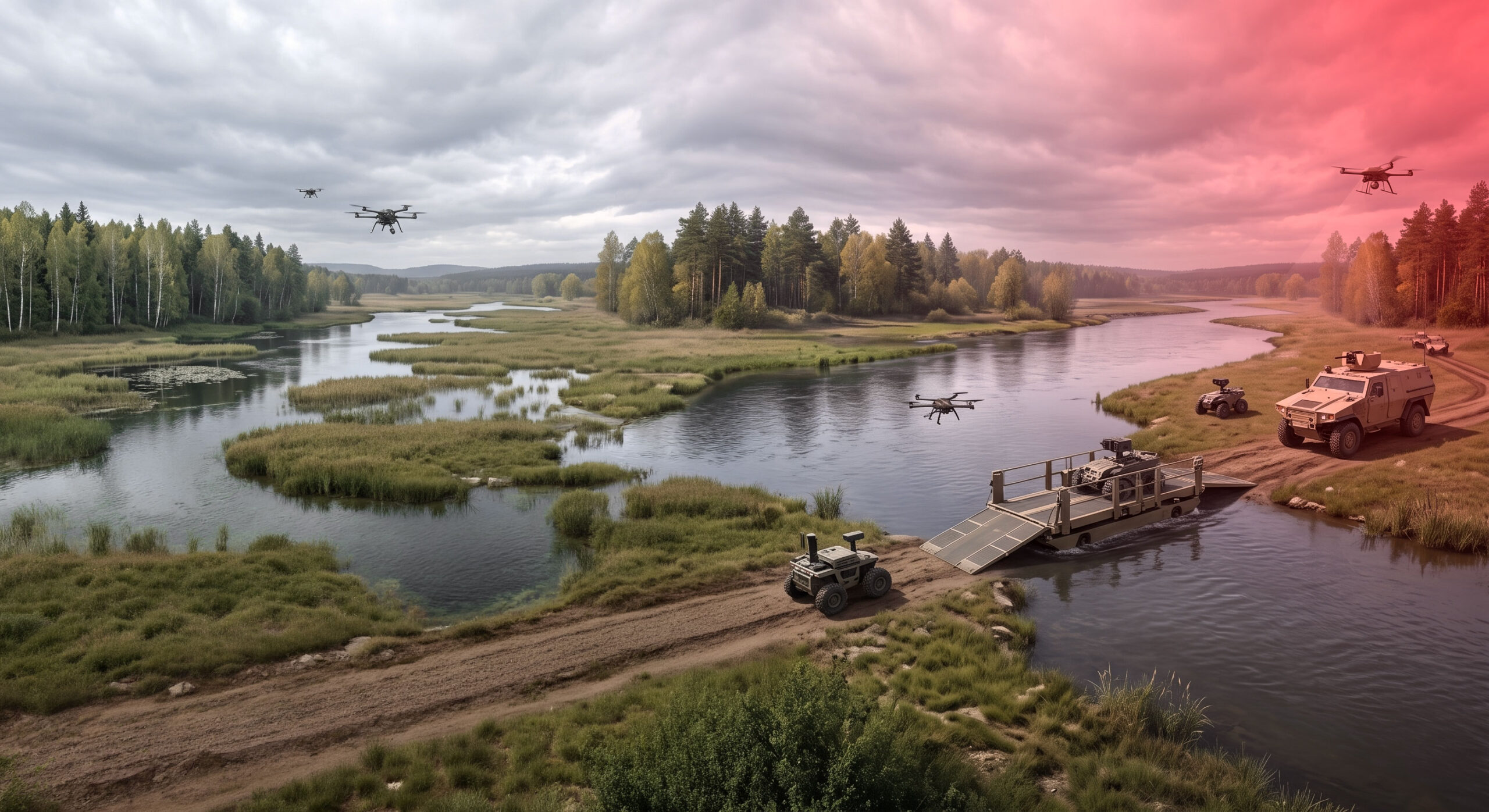 VBAE amphibie : franchissement robotisé, équipages protégés